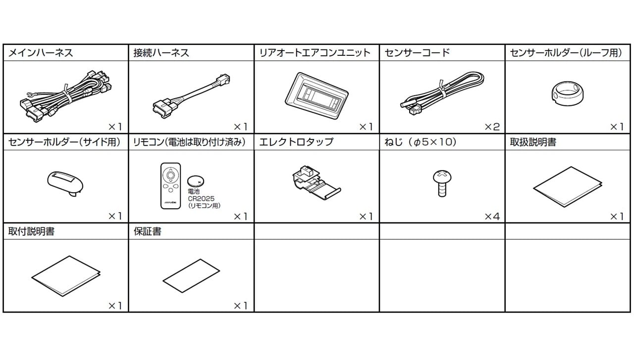 キャラバン専用リアオートエアコン・コントローラー
